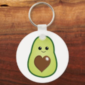 Schattige Avocado Sleutelhanger (Voorkant)