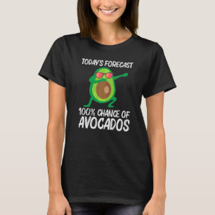 Schattige Avocado Voor Mannen Vrouwen Gezonde Frui T-shirt