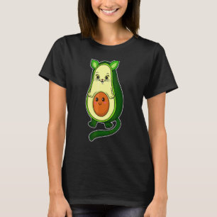 Schattige Avocato Kat Avocado Mexicaanse Cinco De T-shirt