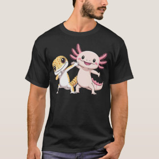 Schattige Axolotl Luipaardgekko Dans T-shirt