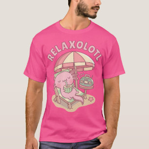 Schattige Axolotl Ontspan Een Veel Grappige Pun T-shirt