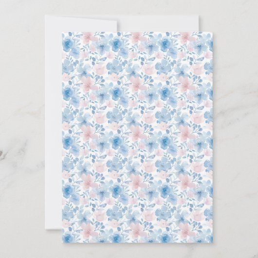 Schattige Baby Beer Cubs Geslacht Onthulling Party Kaart (Achterkant)