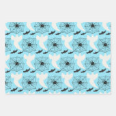 Schattige Baby Blauw Ghost Bat Wrapping Paper Set  (Voorkant 3)