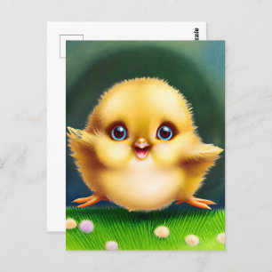 Schattige Baby Chick Briefkaart