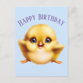 Schattige Baby Chick Briefkaart (Voorkant)