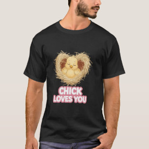 Schattige Baby Chicks voor Dierenvrienden en Pet C T-shirt