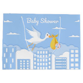 schattige baby douche groot cadeauzakje (Achterkant)