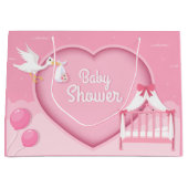 schattige baby douche groot cadeauzakje (Voorkant)