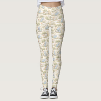 Schattige Baby Draak Pastel Bos Patroon (1) Leggings