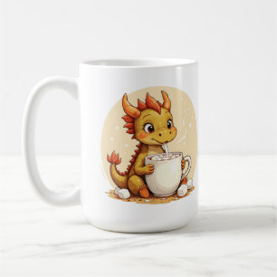 Schattige Baby Draak Warme Chocolade Kinderen Kawa Koffiemok