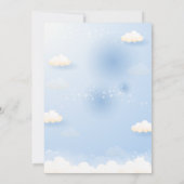 Schattige Baby Dragon Baby shower Kaart (Achterkant)