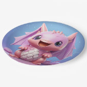 Schattige baby dragon papier bord (Gekanteld)