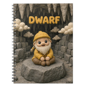 Schattige Baby Dwerg, Mythisch Notitieboek