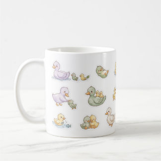 Schattige Baby Eend Cartoon Koffiemok