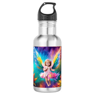 Schattige baby engelenvleugels Kunst-38424 Waterfles