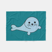 Schattige Baby Fleece Deken (Voorkant (Horizontaal))