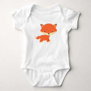 Schattige Baby Fox - Baby Jersey Bodysuit