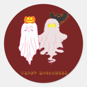 Schattige Baby Geesten Halloween Sticker