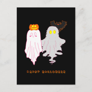 Schattige Baby Geesten Halloween Vakantie Ansichtk Feestdagenkaart