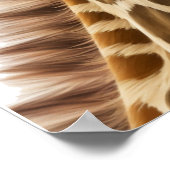 Schattige Baby Giraffe Nursery Oerwoud Safari Poster (Hoek)