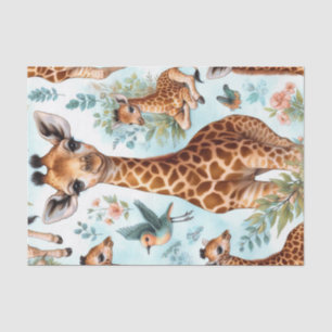  Schattige Baby Giraffe Patroon Tissuepapier