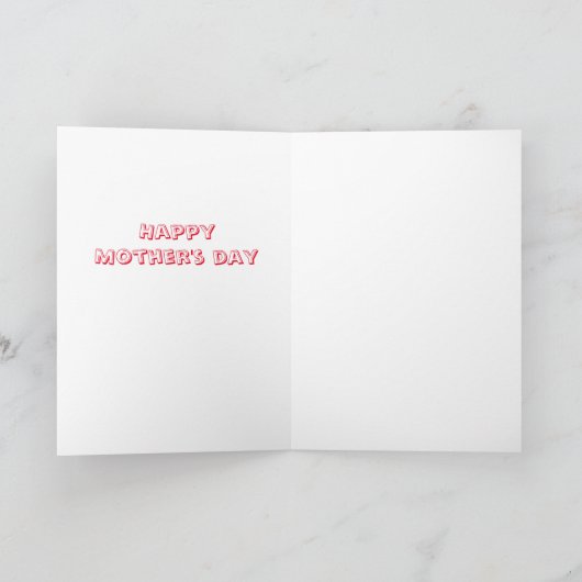 Schattige baby gorilla oma moederdag kaart (Binnen)