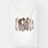 Schattige Baby Hippo, gewoon een meisje dat van Mo Spandoek (Verticaal)