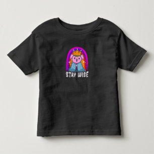 Schattige baby-illustratie met regenboogkinderen kinder shirts
