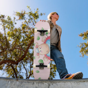 Schattige Baby Lamb Skateboard