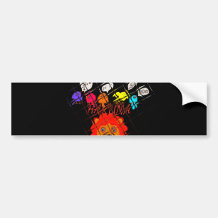 Schattige Baby Lion Art Design Motief Bumpersticker