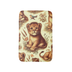 Schattige Baby Lion Pattern Badmat