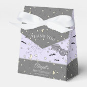 Schattige Baby Meisje Vleermuizen Halloween & Herf Bedankdoosjes (Voorkant Zijde)