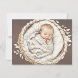 Schattige Baby-neutraal briefkaart