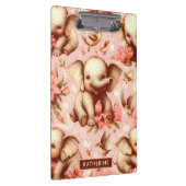Schattige Baby Olifantspatroon Klembord (Rechts)