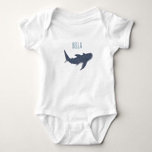 Schattige Baby onder de naam Zee Whale Shark Romper (Voorkant)