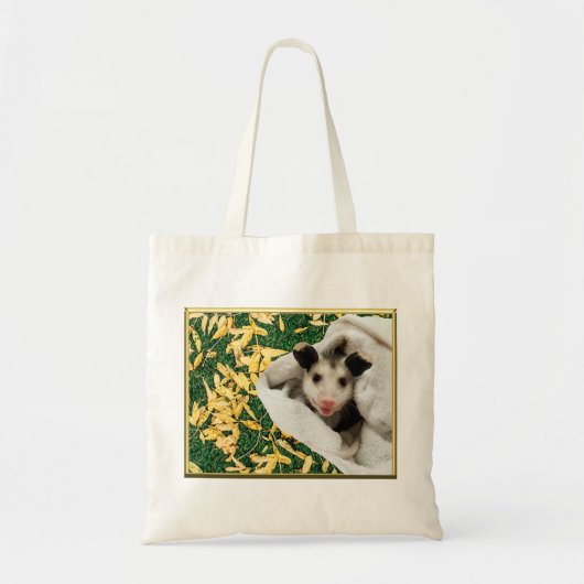 Schattige Baby Opossum Tote Bag (Voorkant)