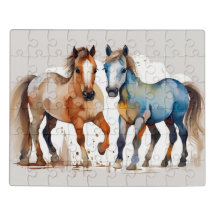Schattige baby paard Puzzel
