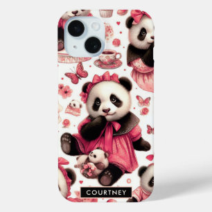 Schattige Baby Panda Naadloos