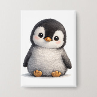 Schattige Baby Pinguïn – Zachte & Aandoenlijke Ont Button