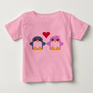 schattige baby pinguïns houden van zoet tweety
