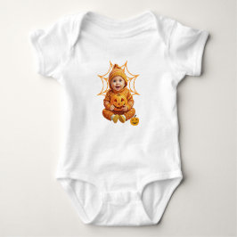 Schattige Baby pompoen outfit voor Halloween Romper