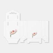 Schattige Baby Redpoll Bird Baby shower Bedankdoosjes (Uitgevouwen)