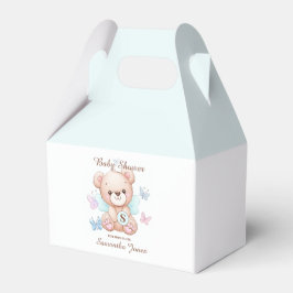 Schattige Baby shower gepersonaliseerde gunstbox Bedankdoosjes