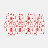 Schattige Baby shower met aardbeienthema Bedankdoosjes (Uitgevouwen)