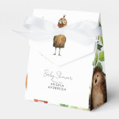 Schattige Baby shower Woodland Animals Bedankdoosjes (Voorkant Zijde)