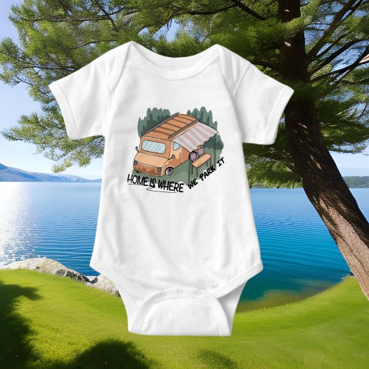 schattige baby unisex camper romper