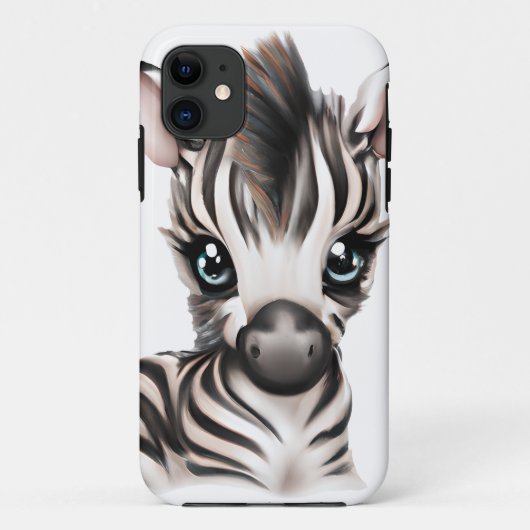Schattige Baby Zebra Case-Mate iPhone Case (Achterkant)