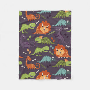 Schattige Babydinosaurussen Dino Jongens Fleece Deken