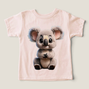 Schattige babykoala in Funko-stijl cartoon met gro