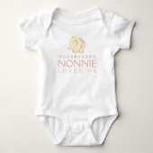 Schattige babyolifant Nonnie houdt van mij Romper (Voorkant)